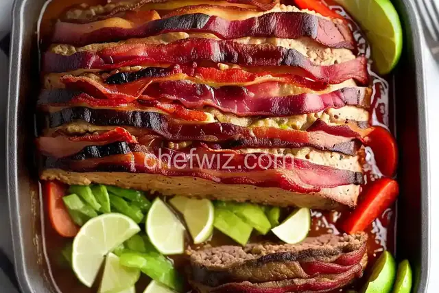 Low-Carb Bacon-Wrapped Meatloaf