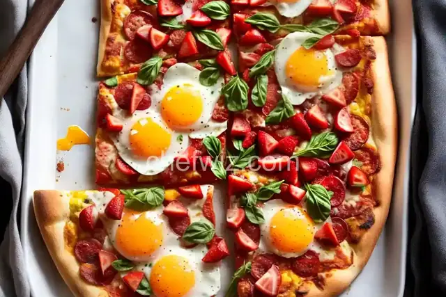 Low-Carb Breakfast Pizza