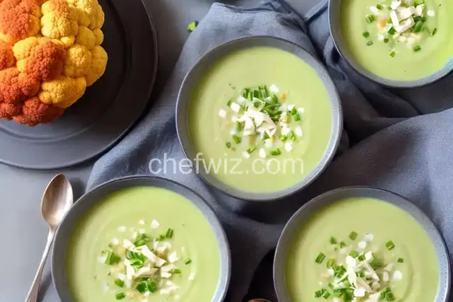 Low Carb Cauliflower Leek Soup
