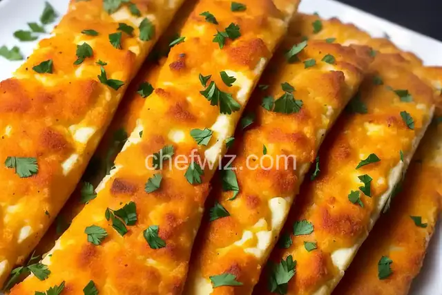 Low Carb Cheesy Cauliflower Breadsticks