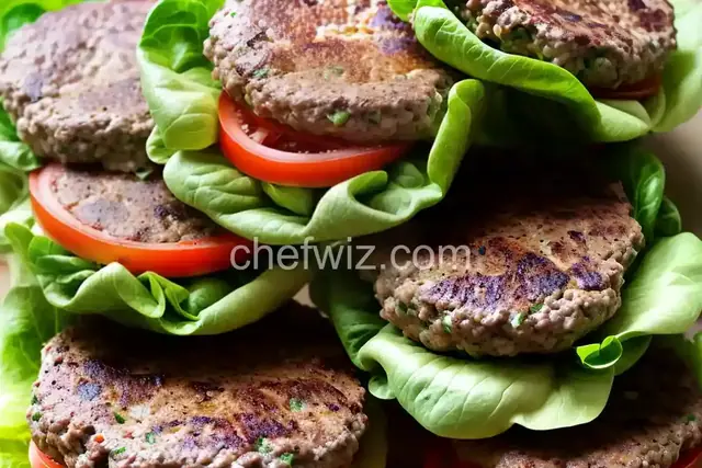 Low Carb Lettuce Burgers