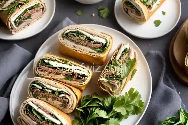 Low Carb Turkey and Swiss BLT Roll-Ups