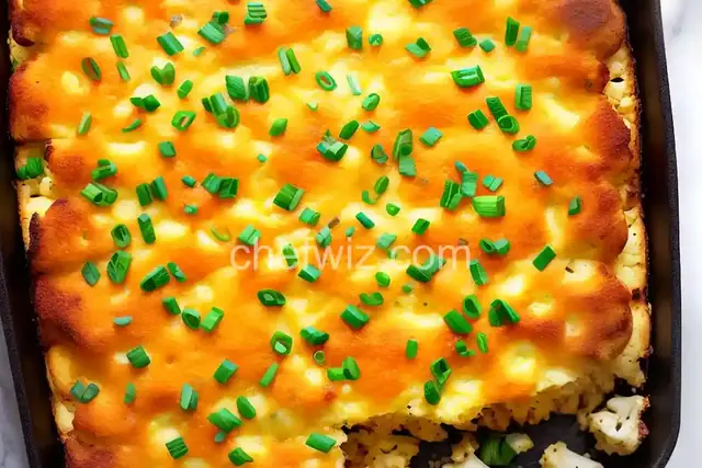 Low-Carb, Twice-Baked Cauliflower Casserole