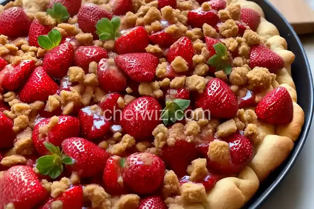Low Sugar Strawberry Rhubarb Crunch