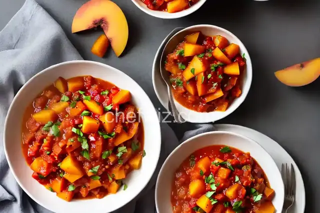 Lucy's Tomato and Peach Chutney