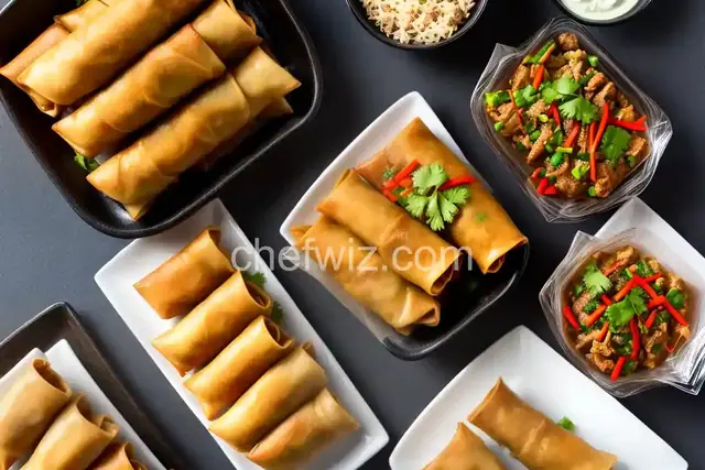 Lumpia - Filipino Shrimp and Pork Egg Rolls