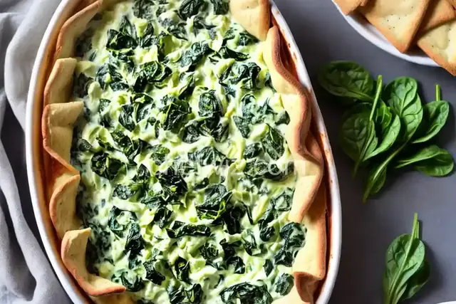 Luscious Spinach Artichoke Dip