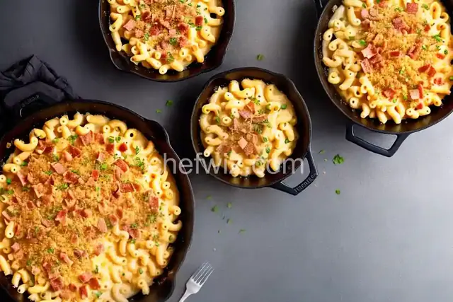 Mac 'N Cheese with Bacon and Cheese
