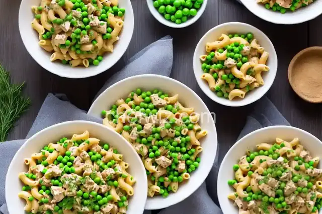 Macaroni Salad with Peas