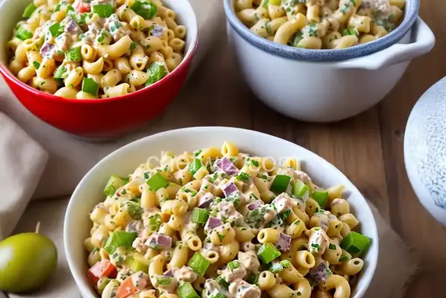 Macaroni Salad with Pickles