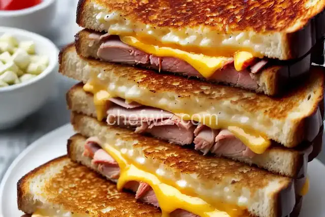 Madame Cristo - Grilled Ham and Cheese