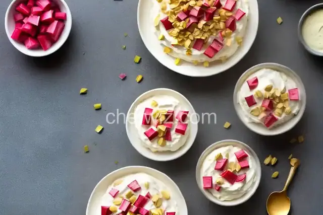 Make-Ahead Rhubarb Yogurt Parfaits