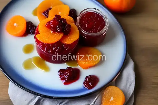 Mandarin Blue Cherry Jam