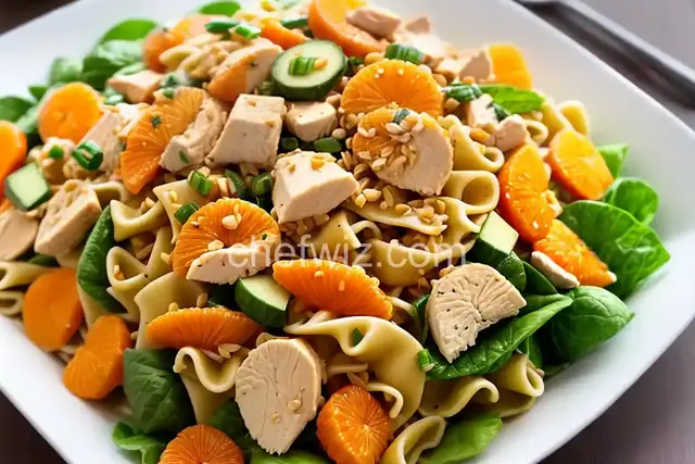Mandarin Chicken Pasta Salad