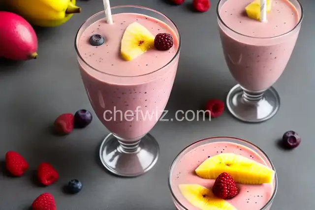 Mango, Berry & Banana Smoothie