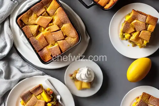 Mango Bread Pudding