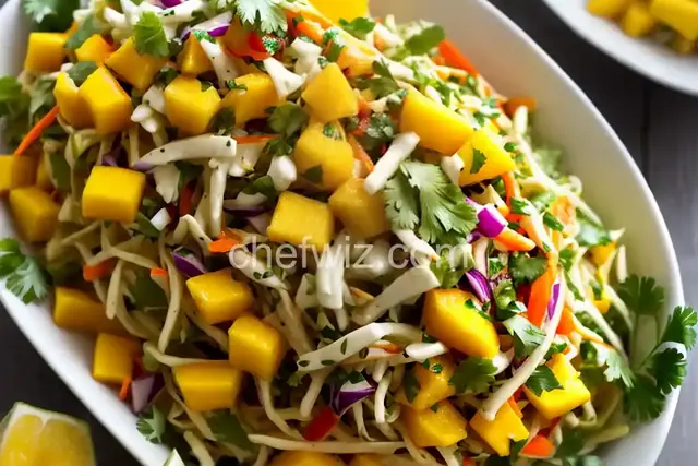 Mango Cilantro Slaw