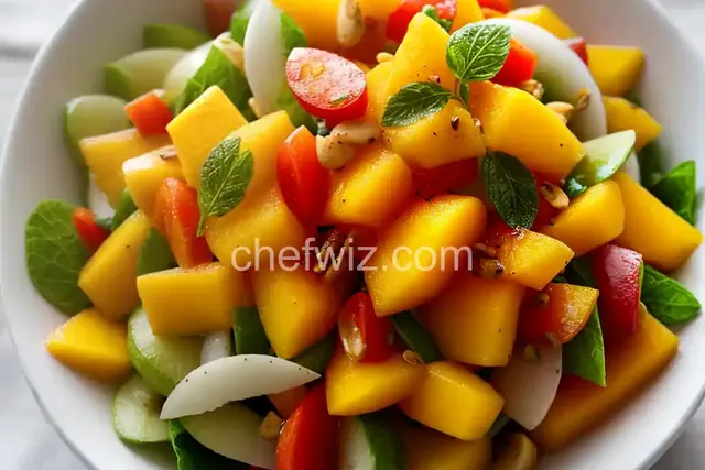 Mango Papaya Fruit Salad