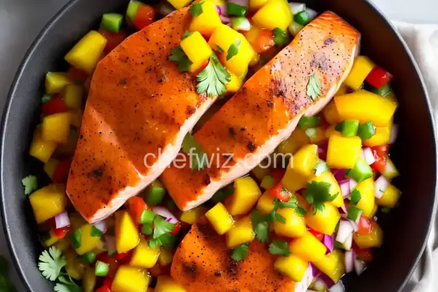 Mango Salsa Salmon