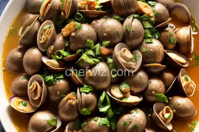 Manila Clams in Garlic and Beer