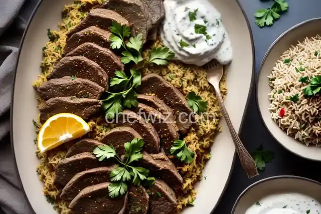 Mansaf (Palestinian Spiced Lamb With Rice and Yogurt Sauce)