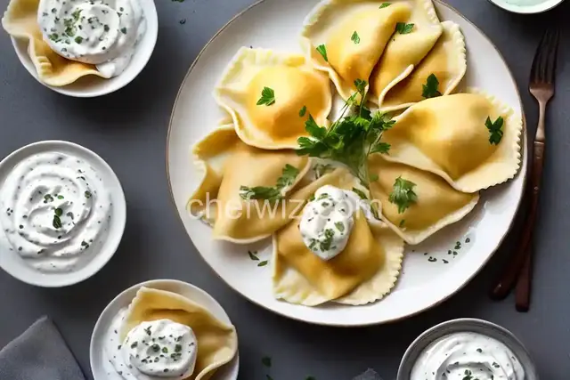 Manti (Turkish 'Ravioli' with Yogurt Sauce)