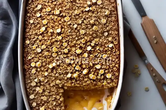 Maple-Banana Baked Oatmeal Recipe