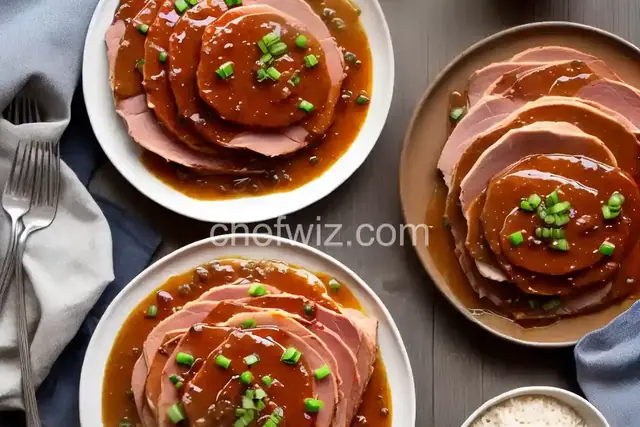 Maple Cinnamon Ham Glaze