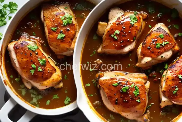 Maple-Mustard Chicken Thighs