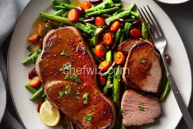 Maple-Mustard Glazed Pork Chops