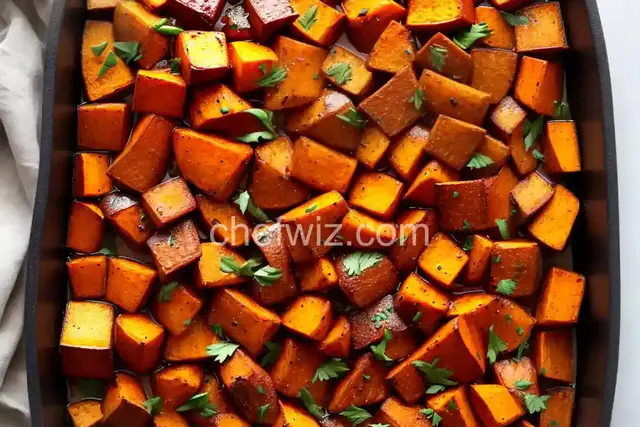 Maple Roasted Sweet Potatoes