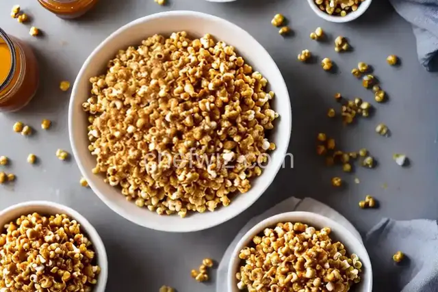 Maple and Honey Caramel Corn