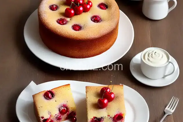 Maraschino Cherry Nut Cake