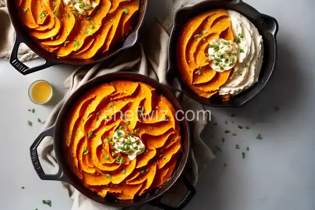 Marbled Mashed Sweet Potatoes