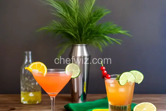 Mardi Gras Cocktail