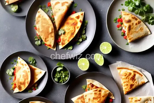 Margarita Chicken Quesadillas
