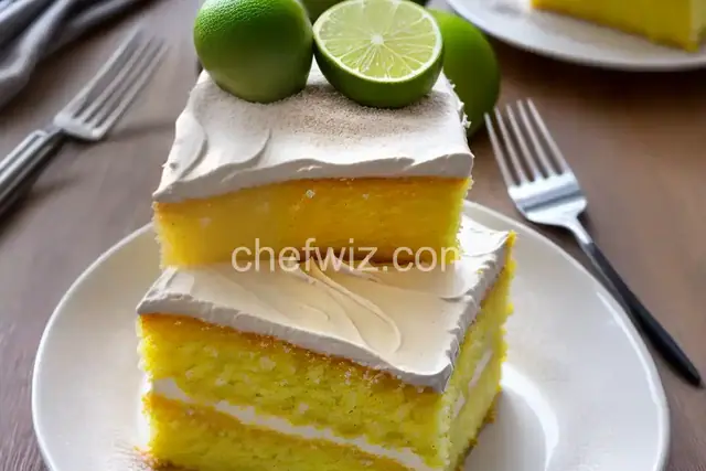 Margarita Poke Cake