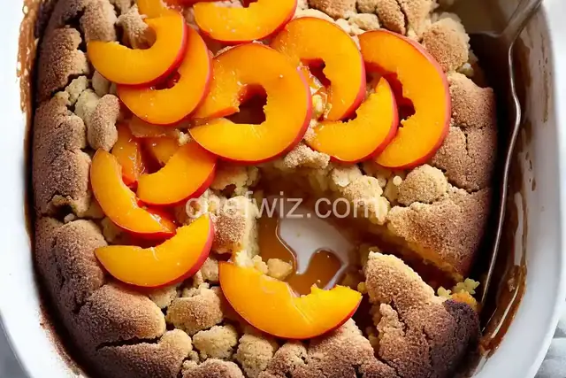 Marie's Peach Dump Cake