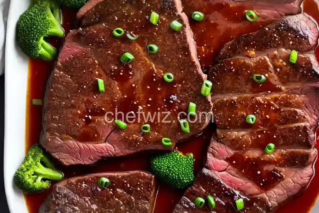 Marinated Boneless Chuck Steak