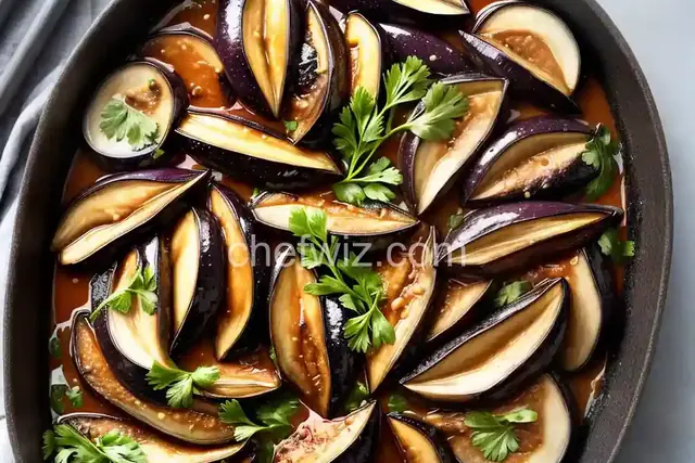 Marinated Eggplant Slices