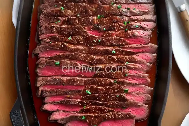 Marinated Flat Iron Steak
