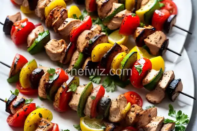 Marinated Greek Chicken Kabobs