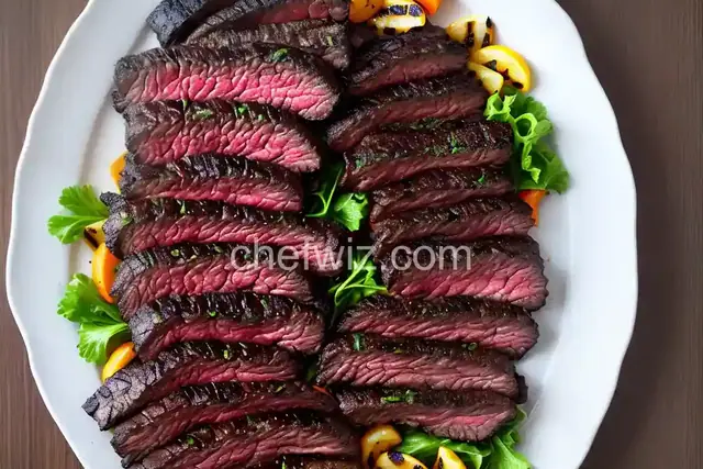Marinated Grilled Hanger Steak