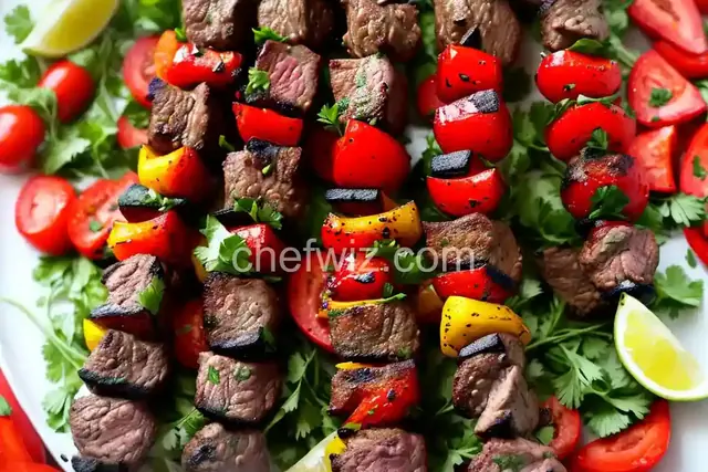 Marinated Grilled Lamb Kabobs