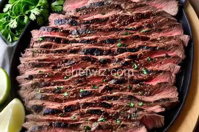 Marinated Grilled Skirt Steak