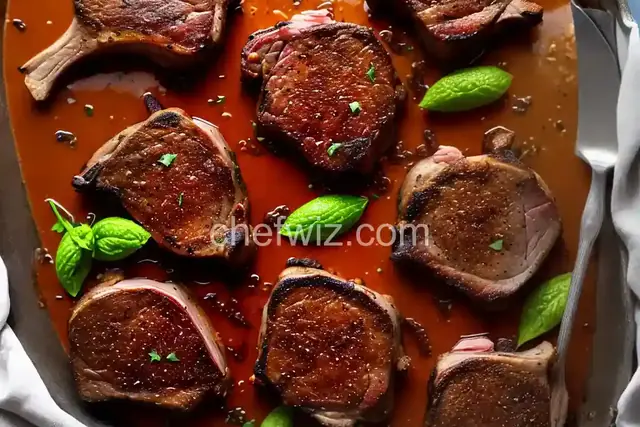 Marinated Lamb Shoulder Chops