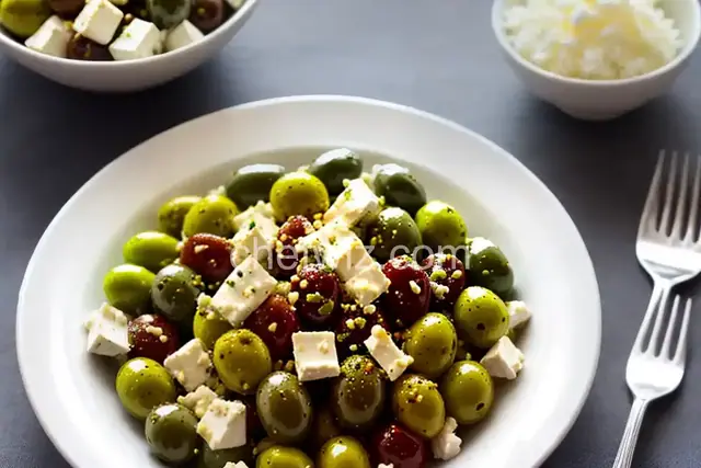Marinated Olives and Feta