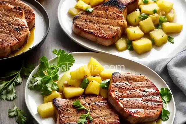 Marinated Pineapple Pork Chops