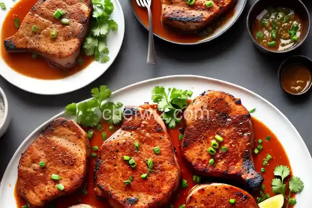 Marinated Spicy Pork Chops