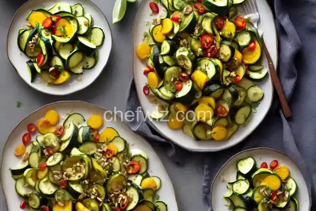 Marinated Zucchini and Summer Squash